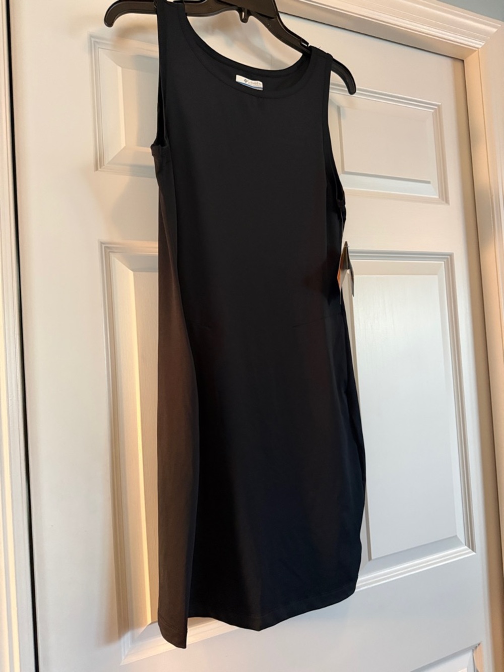 Columbia Black Chill River Sleeveless Active Dress Size S Pockets NWT